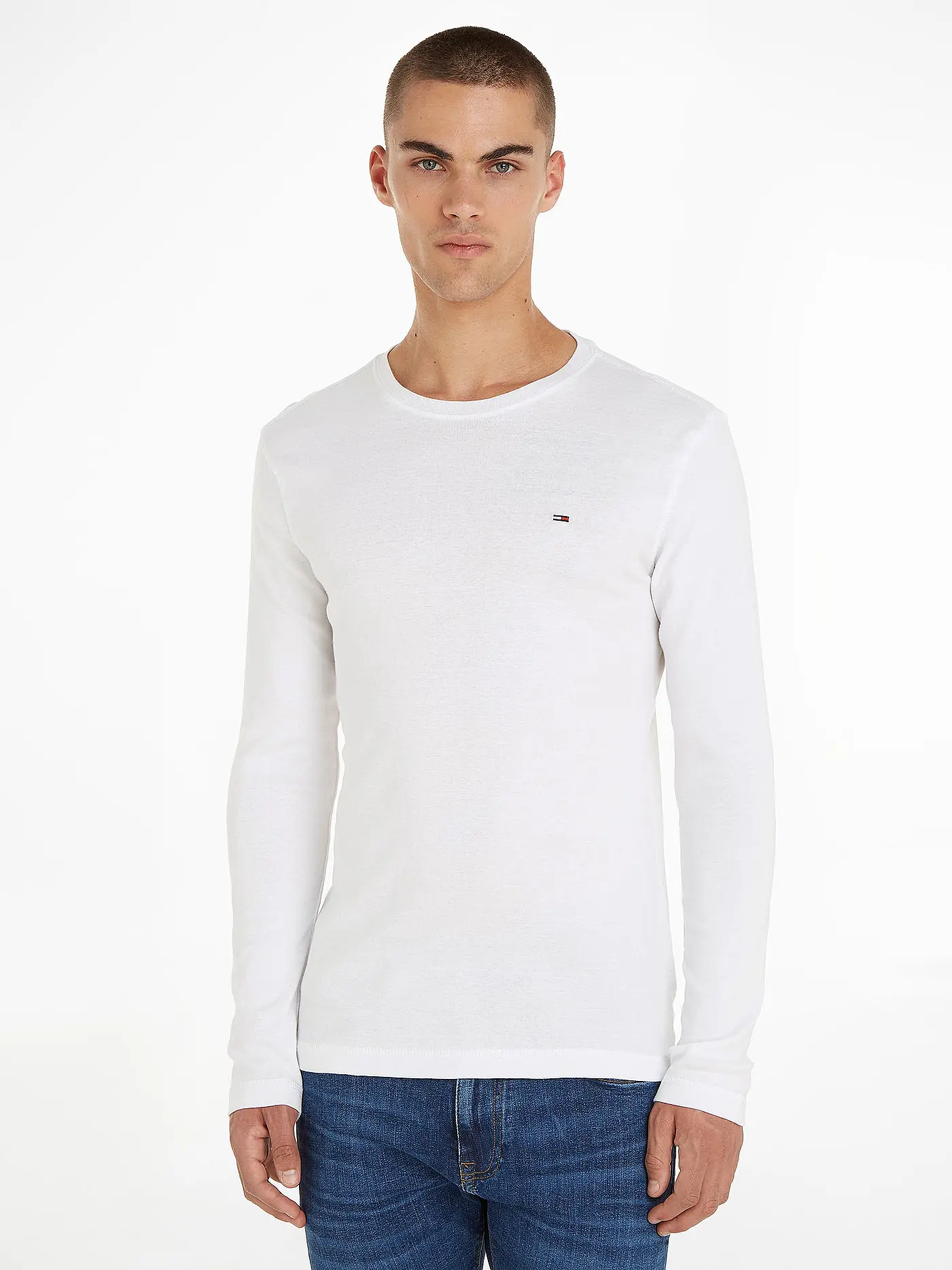 TOMMY JEANS | Langarmshirt  Slim Fit | 